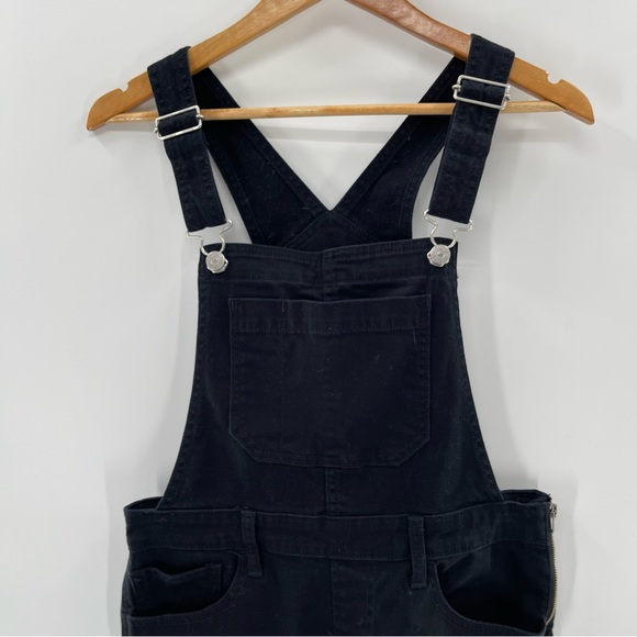 Levi's High Waist Straight Leg Black Overalls Size 30 - Picture 4 of 13
